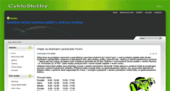 Desktop Screenshot of cyklosluzby.cz