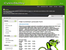 Tablet Screenshot of cyklosluzby.cz